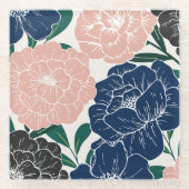 Charming Trendy Floral Untersetzer (Vorderseite)