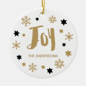Charming Trendy Joy Holiday Keramikornament (Vorne)