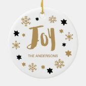 Charming Trendy Joy Holiday Keramikornament (Hinten)