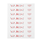 Charming Trendy Joy Red Holiday (Bogen)