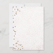 Charming Twin Bears Baby Einladung (Rückseite)