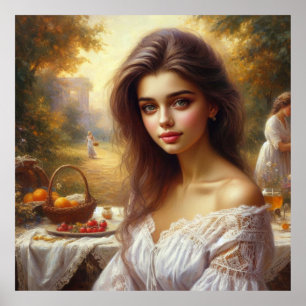 Charming Viktorianisch Lady Poster