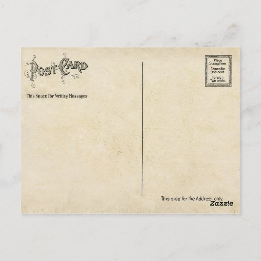 Charming Vintag Bly Dancer Vaudeville Postkarte (Rückseite)