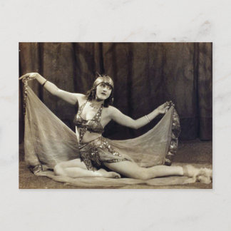 Charming Vintag Bly Dancer Vaudeville Postkarte