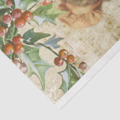 Charming Vintage Christmas Ephemera Collage Seidenpapier (Ausschnitt)