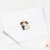 Charming Wedding Couple Stickers (Umschlag)