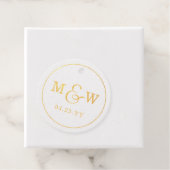 Charming Wedding Monogram Geschenkanhänger (Mit Box)