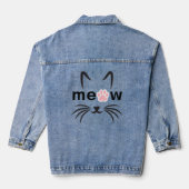Charming Whiskers Denim Jacket Jeansjacke (Rückseite)