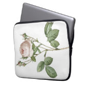 Charming White Rose Botanisch Laptopschutzhülle (Vorderseite Links)