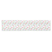 Charming Wild Blume Design Kurzer Tischläufer (Horizontal)