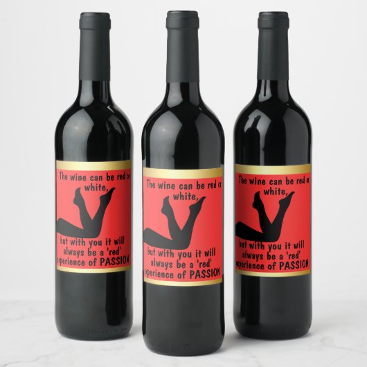 Charming Wine Labels to Win His Heart! Weinetikett (Flaschen)