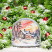 Charming Winter Cabin Schneekugeln (Weihnachten)