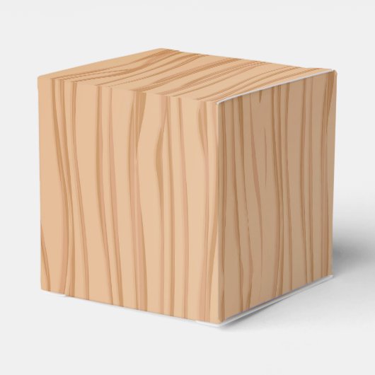 Charming Wood Pattern Celebration Herz Geschenkschachtel (Rückseite)