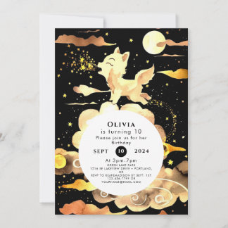 Charming Woodland Wolf Geburtstag Einladung