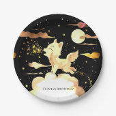 Charming Woodland Wolf Geburtstag Pappteller (Vorderseite)