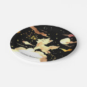 Charming Woodland Wolf Geburtstag Pappteller (Schrägansicht)