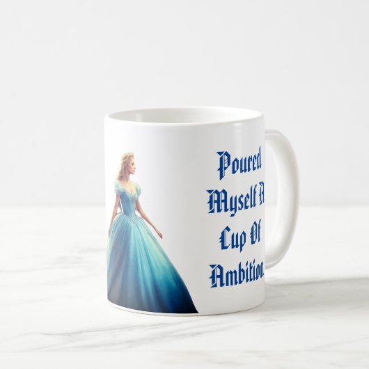Charming Young Girl Design - 11-Oz Kaffeetasse (VorderseiteRechts)