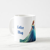 Charming Young Girl Design - 11-Oz Kaffeetasse (Vorderseite Links)