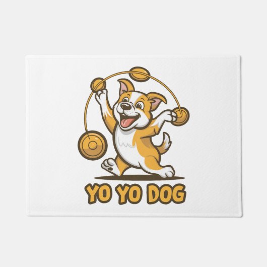 Charming YoYo Dog 360 Fertigkeit Fußmatte (Vorderseite)