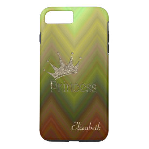 Charming Zigzag, Tiara, Prinzessin, Gold Glitterie Case-Mate iPhone Hülle