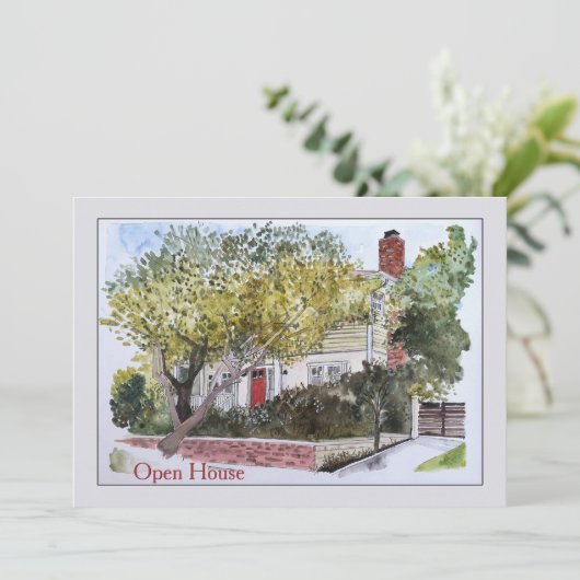 Charming-Zuhause-Einladung Einladung (Stehend Vorderseite)