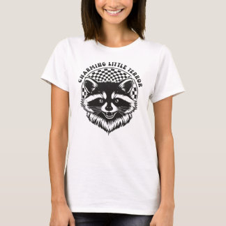 Charmvoller Kleiner Schrecken Lustiger Waschbär T-Shirt