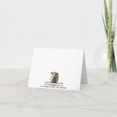 Charolais White Cow - Western Adresswechsel Ankündigung (Rückseite)