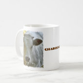 Charolaiskuh-Tasse Kaffeetasse (Vorderseite Links)