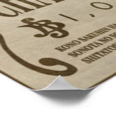 CHAROLETTE KATAKURI Ein Stück gewollt Poster (Ecke)