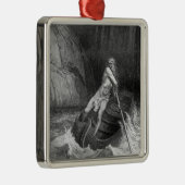 Charon, der Ferryman der Hölle Silbernes Ornament (Rechts)