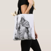Charon Ferryman of the Styx Minimalist Line Art  Tasche (Von Nahem)