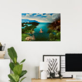 Charon überquert den Fluss Styx durch Joachim Pati Poster (Heimbüro)