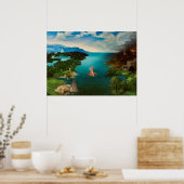 Charon überquert den Fluss Styx durch Joachim Pati Poster (Küche)