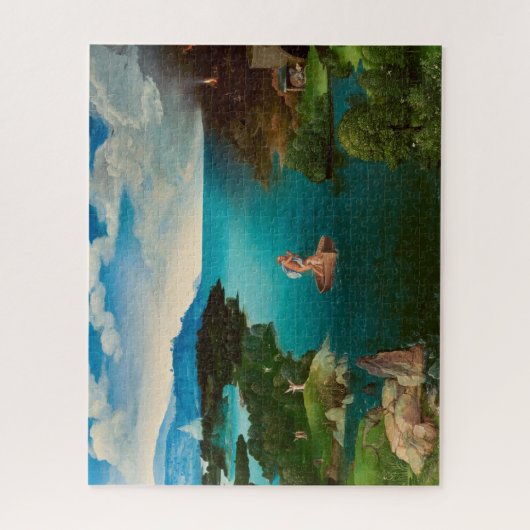 Charon überquert den Fluss Styx durch Joachim Pati Puzzle (Vertikal)