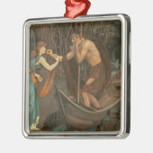 Charon und Psyche Silbernes Ornament (Links)