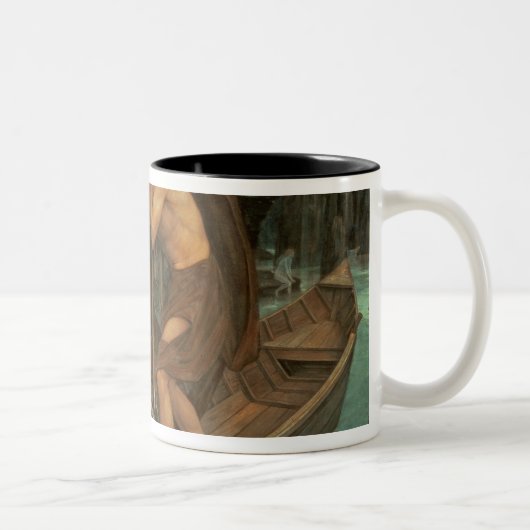 Charon und Psyche Zweifarbige Tasse (Rechts)