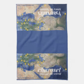 Charoset auf der ganzen Welt Geschirrtuch (Vertikal)