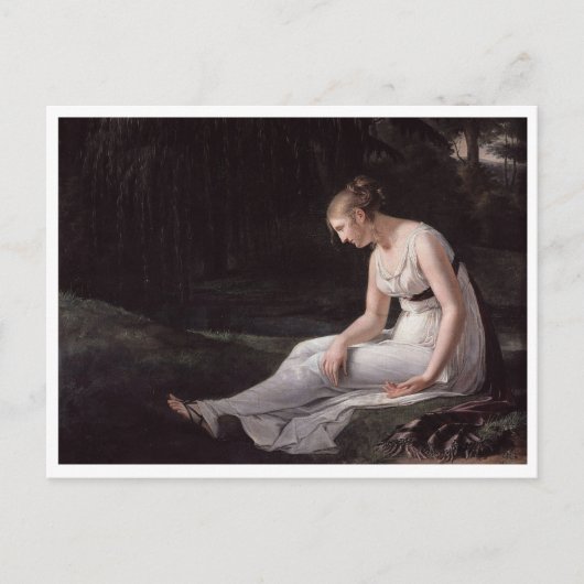 Charpentier, Constance Marie - Melancholy Postkarte (Vorderseite)