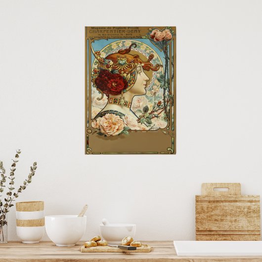 Charpentier von Louis Theophile - Art Nouveau Poster (Küche)