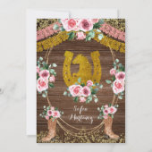 Charra Quinceanera 2 Einladung (Rückseite)