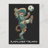 Charro Jaguar Striker Feiertagspostkarte (Vorderseite)