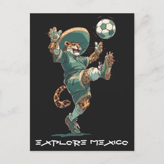 Charro Jaguar Striker Postkarte (Vorderseite)