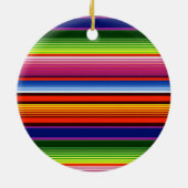 Charro Jungen-Taufe-Verzierung Keramik Ornament (Hinten)