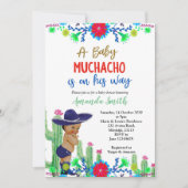 Charro Muchacho mexikanische Baby-Dusche Einladung (Vorderseite)