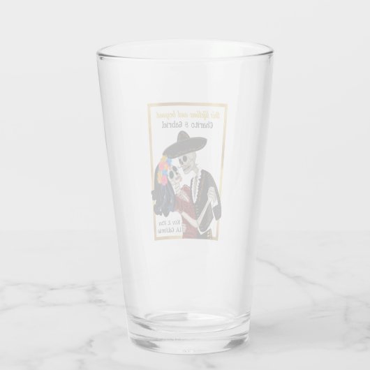 Charro und Catrina Glas (Rückseite)