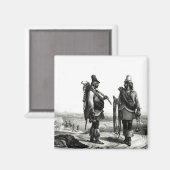 Charrua Amerikanischen Ureinwohners Magnet (Vorderseite/Rückseite)