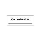 Chart Reviewed By with Blank Line For Name Permastempel (Design)