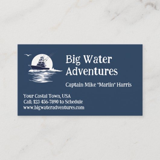 Charta der Fischerei Visitenkarte (Vorderseite)