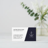 Charta für Fischereifahrzeuge Visitenkarte (Stehend Vorderseite)