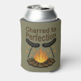 Charted to Perfection Funny Campfire Hot Dog Dosenkühler